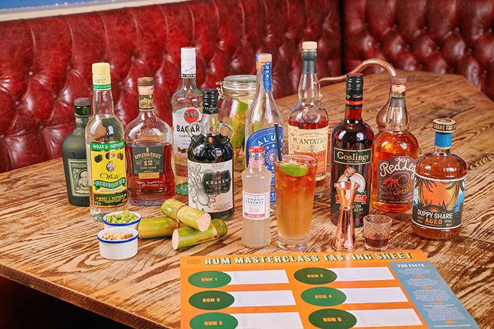 Rum Tasting Masterclass for Two at Brewhouse & Kitchen