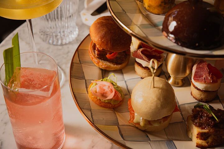 Unlimited Cocktails Japanese Tapas Afternoon Tea at La Bibliotheque