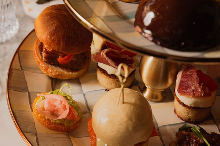 Japanese Tapas Style Afternoon Tea for Two at La Bibliothèque 