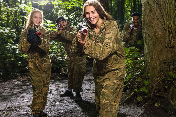 Forest Laser Tag for Four