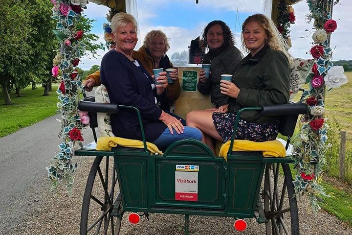 Horse Drawn Carriage Ride with Cream Tea for Four