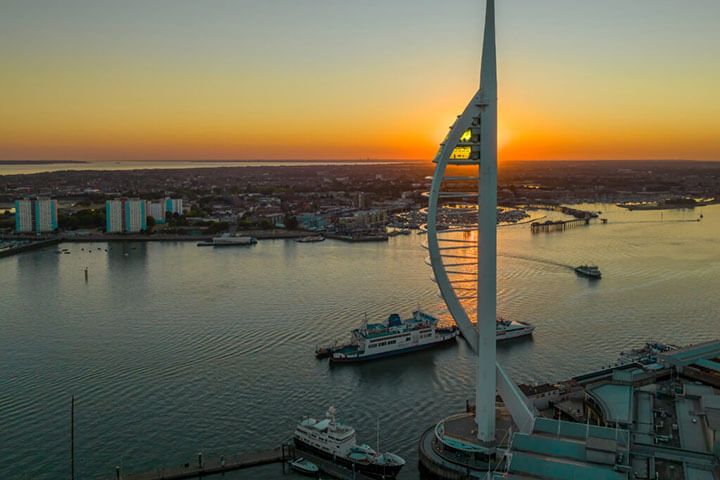 Afternoon Tea in The Clouds for Two at Spinnaker Tower