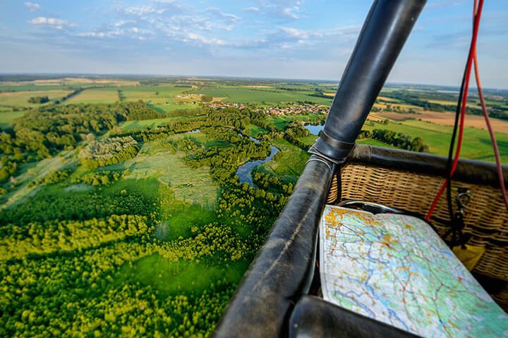 Wild Pig Hot Air Balloon Flight with Champagne - Weekday for Two People