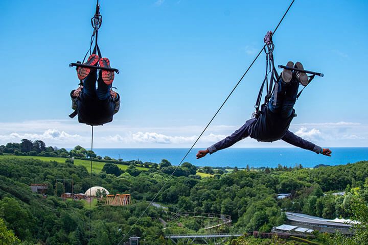 Skywire for Two at Hangloose Eden