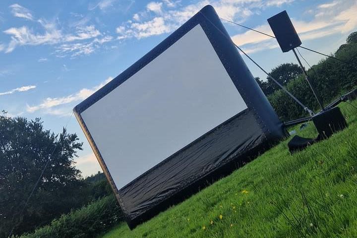 Family Outdoor or Drive In Cinema with Pizza 