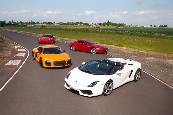 Supercar Vs Classic Car Blast