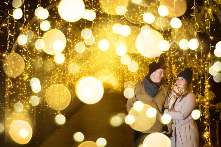 Entrance to RHS Glow at RHS Wisley for Two