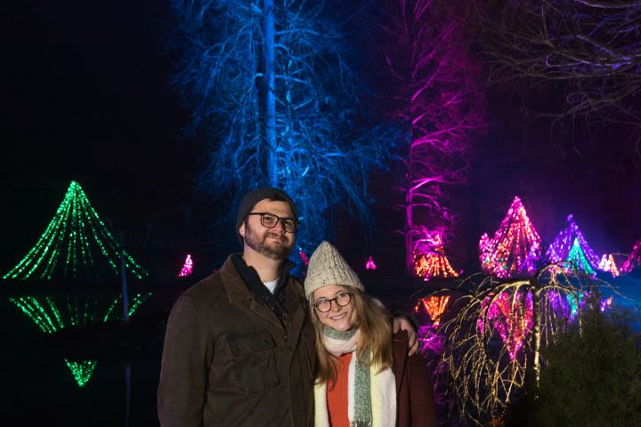 Entrance to RHS Glow at RHS Wisley for Two