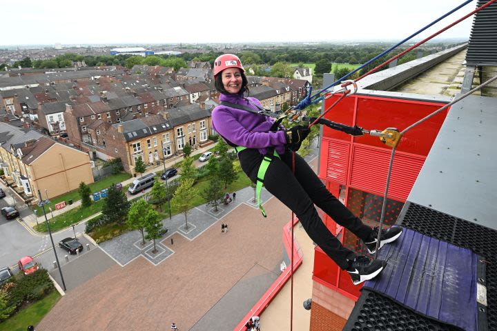 The Anfield Abseil for One Adult & Two Juniors at Liverpool FC