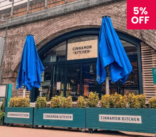 Cinnamon Kitchen at Battersea Power Station Dinner for 2 &pound;89