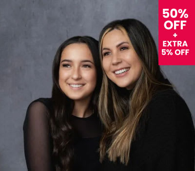 Mother and Daughter Makeover and Photoshoot &pound;13.30 with code
