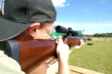 Air Rifle Shooting Experience with Exploding Targets for Two