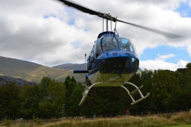 Helicopter Tour of Welsh Countryside