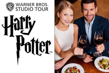 Warner Bros. Studio Tour London for Two & Two Night Stay with Dinner