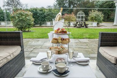 Sparkling Afternoon Tea for Two at Manor of Groves Hotel