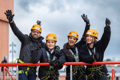The Anfield Abseil for One Adult & Two Juniors at Liverpool FC