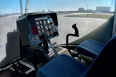 Helicopter Flight & Simulator Experience with Sparkling Lunch for Two 