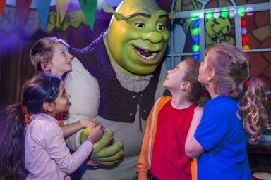 Family Entrance to DreamWorks Tours: Shrek's Adventure! London & Lunch