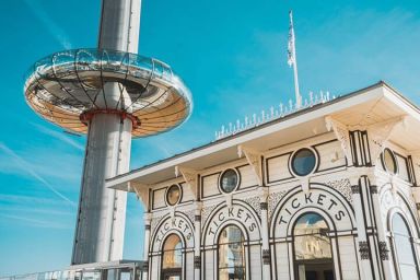 Afternoon Tea for Two in Brighton with Brighton i360 Journey 