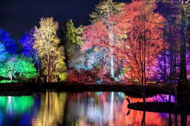 Entrance to RHS Glow at RHS Wisley for Two