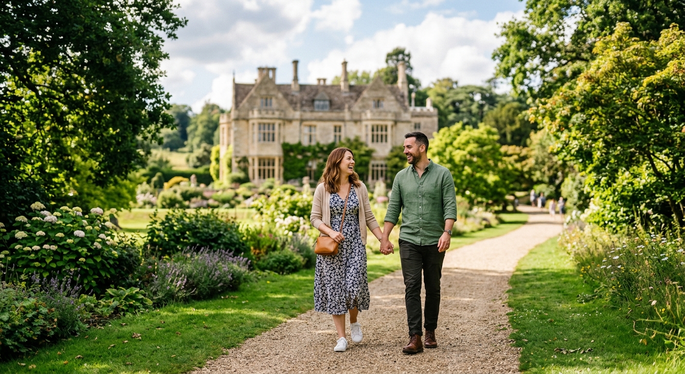 Couple enjoying a days out experience gift in the UK