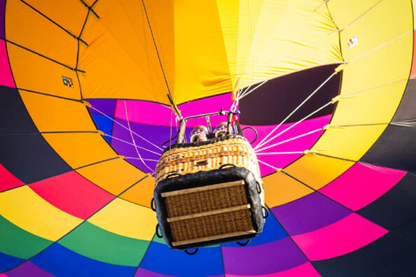 7 Day Anytime Hot Air Balloon Flight - for Two
