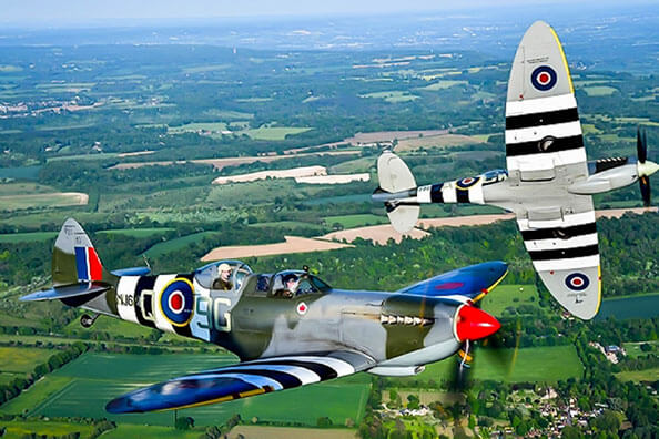 Two Seater Spitfire Flight & Heritage Hangar Visit - Weald of Kent
