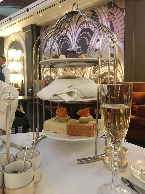 Champagne and our bird cage