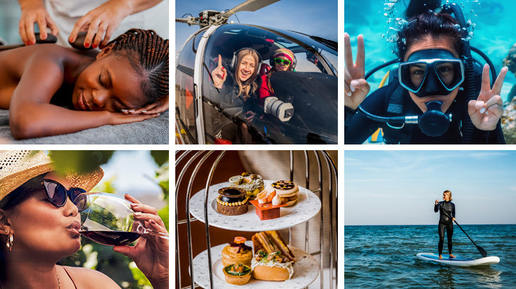 Last minute gifts for her – spa days, fine dining, vineyard tours, relaxing escapes and more