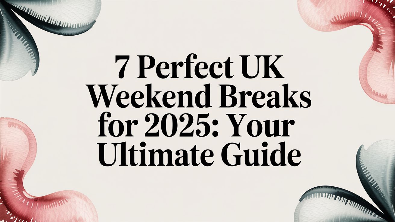 7 Perfect UK Weekend Breaks for 2025: Your Ultimate Guide