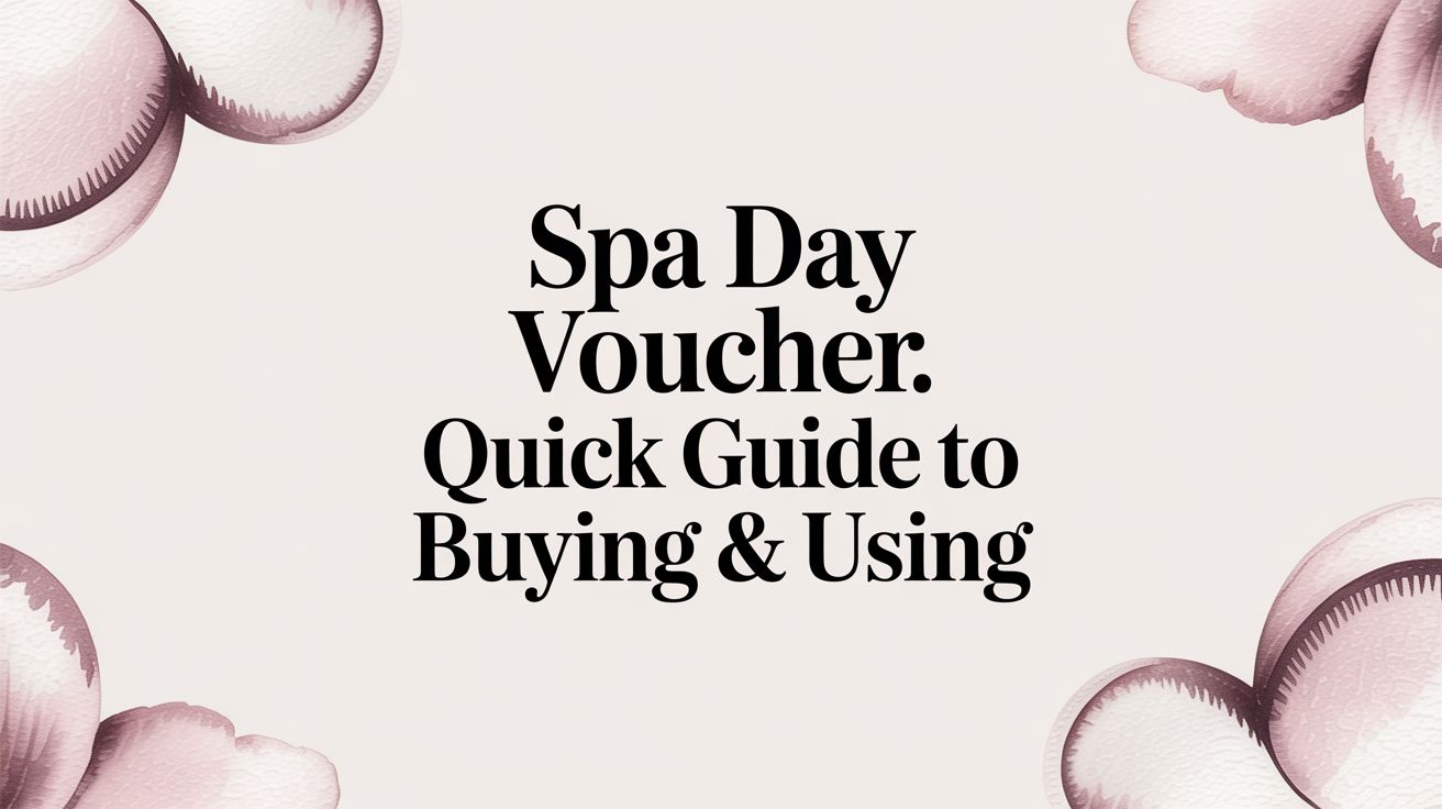 Spa Day Voucher: Quick Guide to Buying & Using