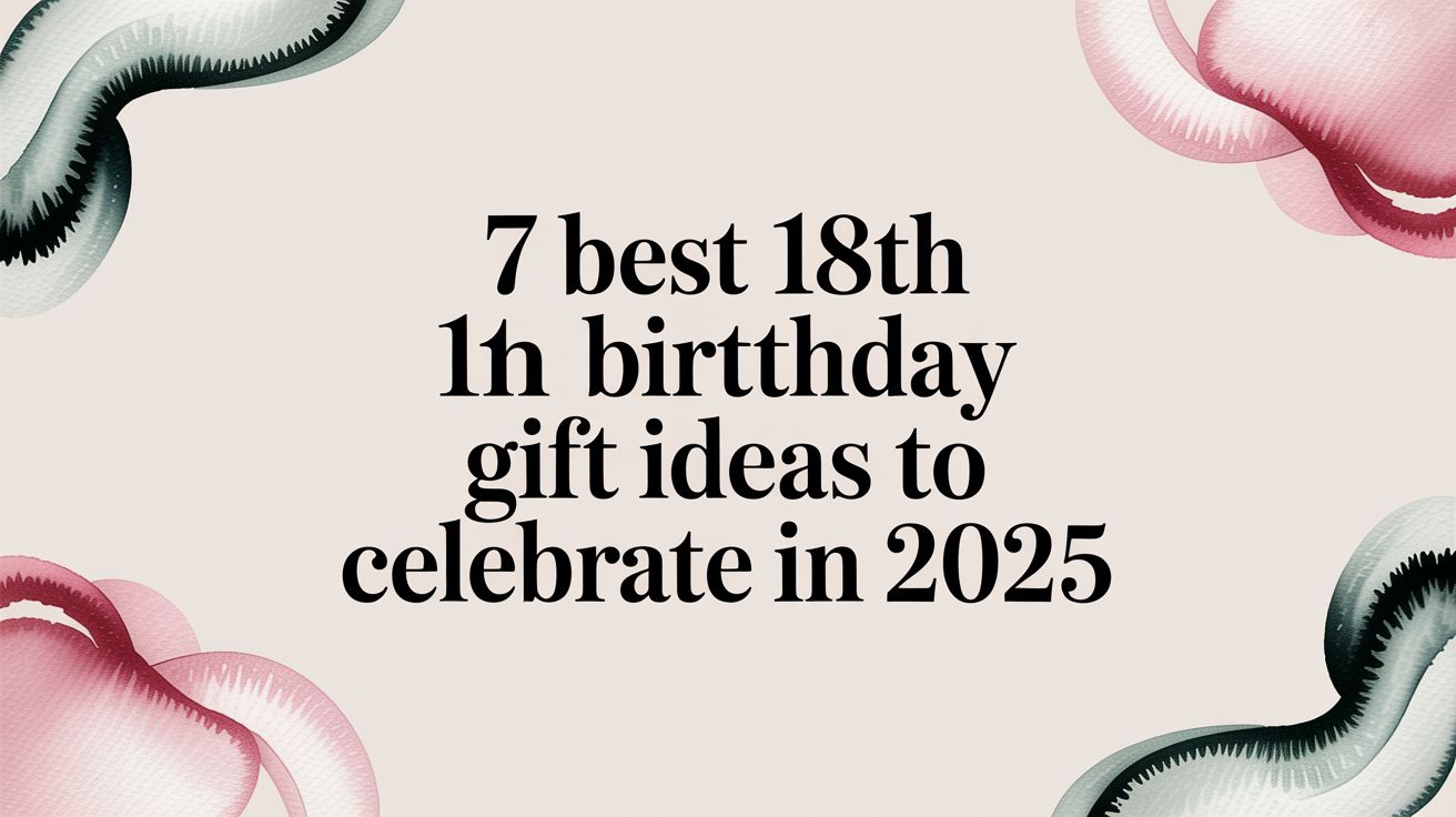 7 Best 18th Birthday Gift Ideas to Celebrate in 2025