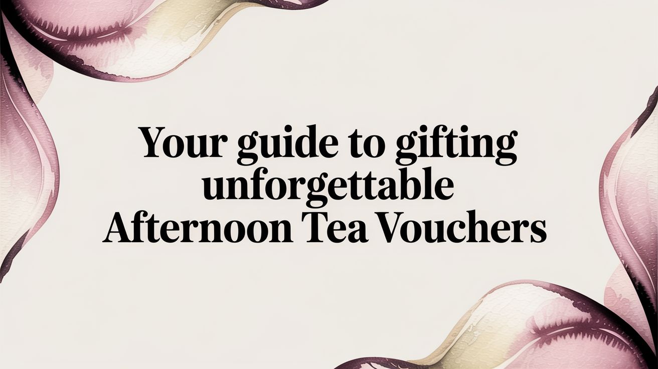 Your Guide to Gifting Unforgettable Afternoon Tea Vouchers