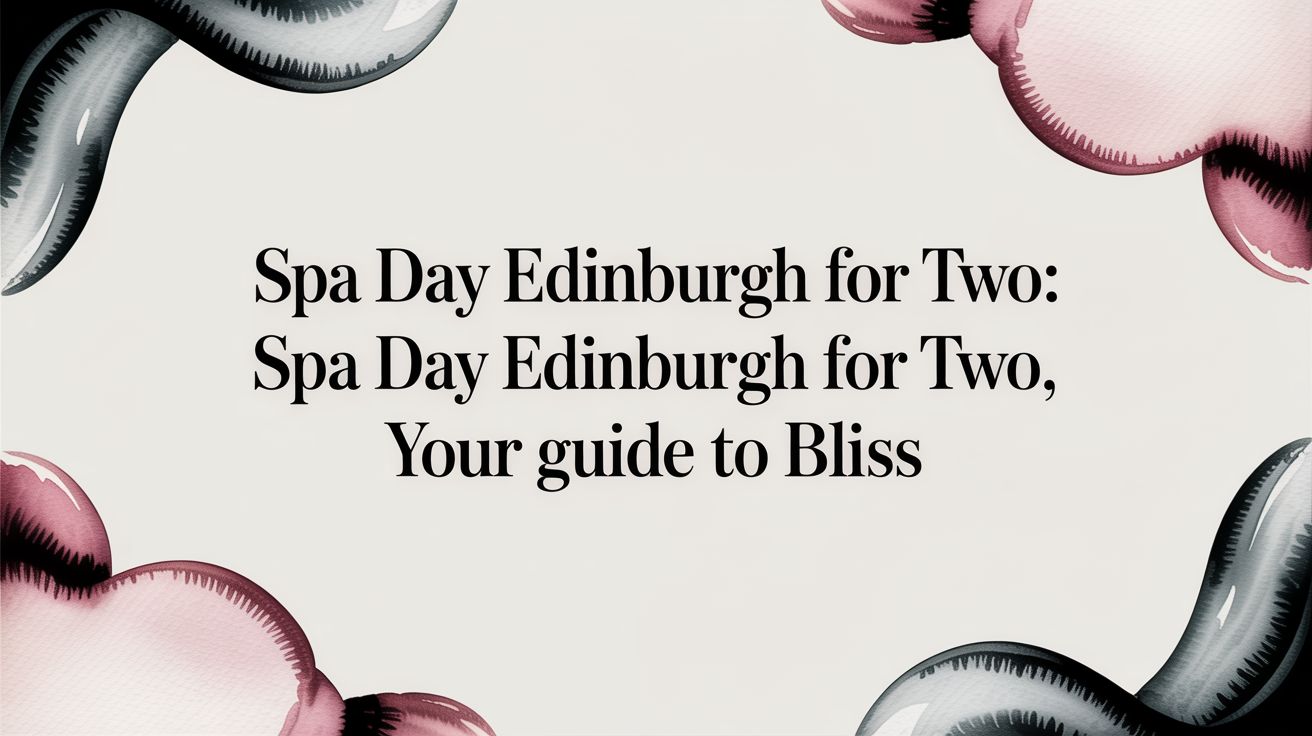 Spa Day Edinburgh for Two: Your Guide to Bliss
