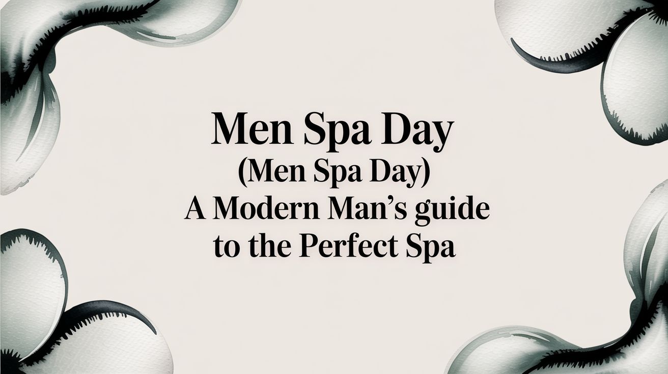 Men Spa Day (men spa day): A Modern Man's Guide to the Perfect Spa