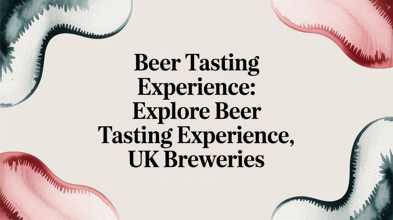 Beer Tasting Experience: Explore beer tasting experience, UK Breweries
