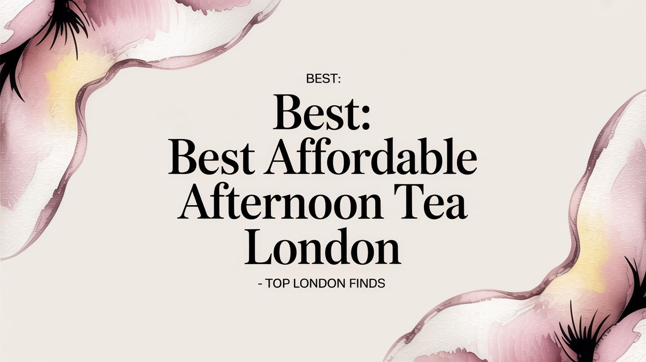 Best: best affordable afternoon tea london - Top London Finds