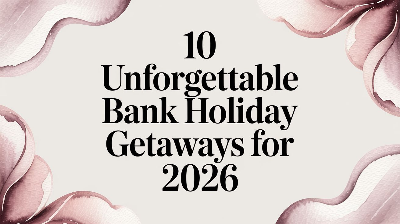 10 Unforgettable Bank Holiday Getaways for 2026