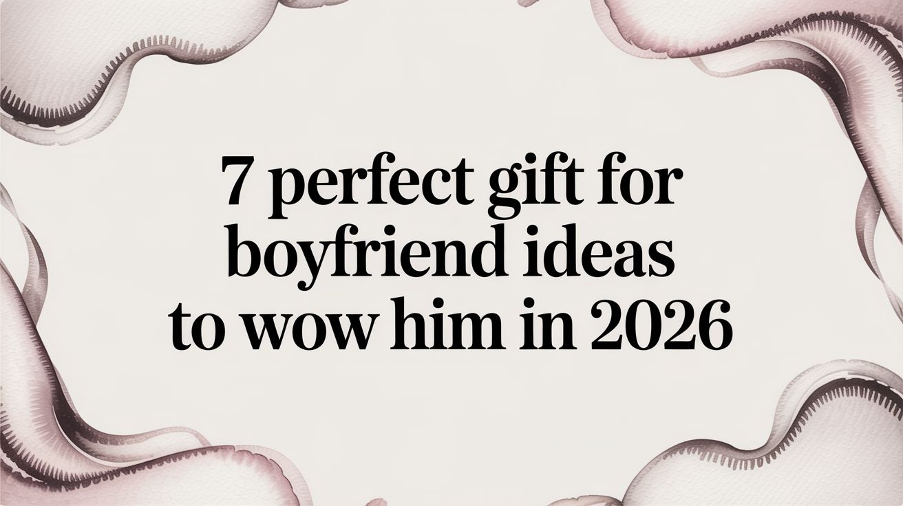 7 Perfect Gift for Boyfriend Ideas to Wow Him in 2026