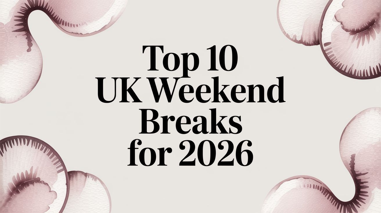 Top 10 UK Weekend Breaks for 2026
