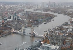 Tower Bridge just before sunset