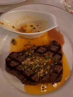 Steak and 26 ingredient sauce